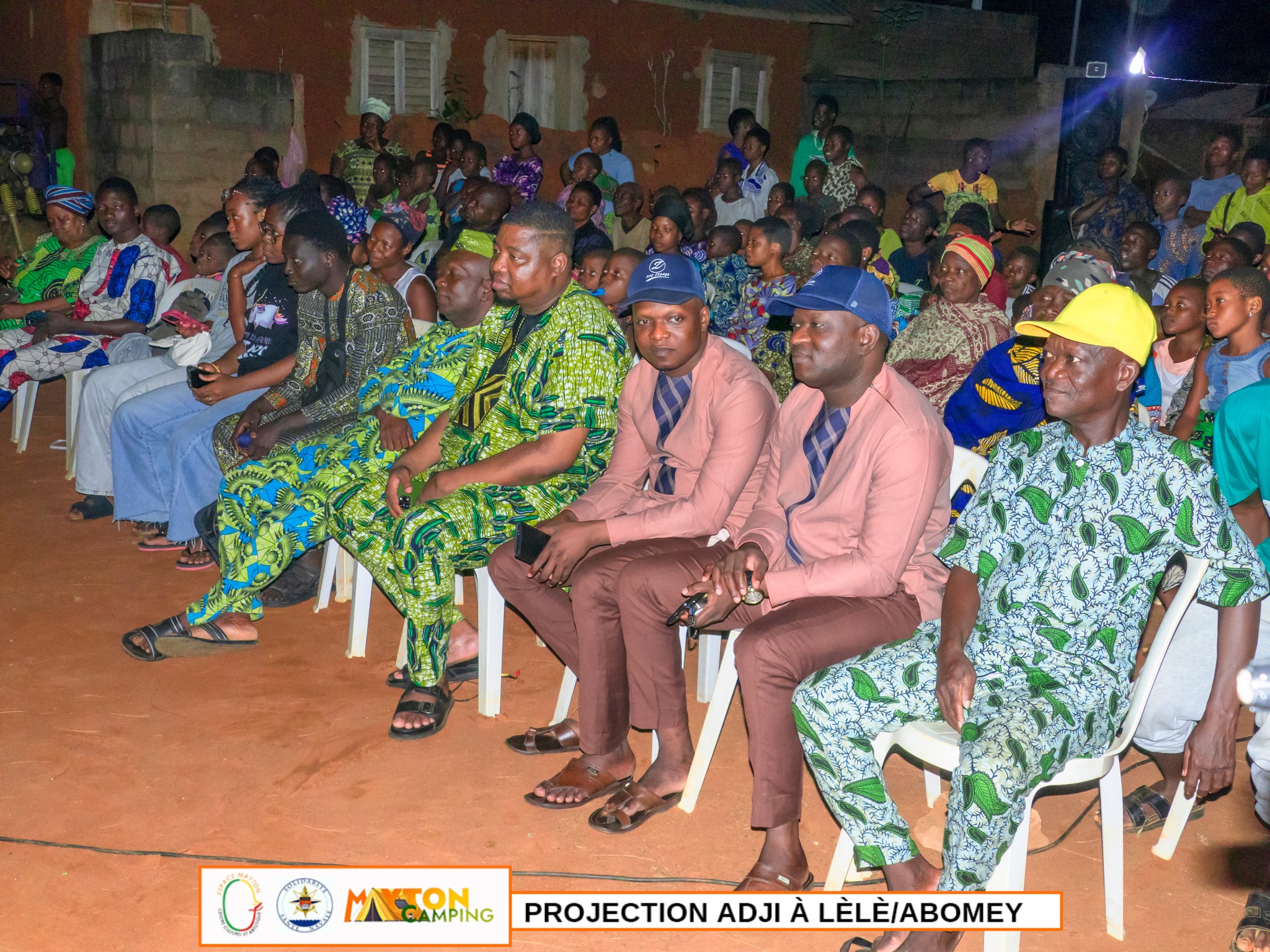 Scène durant la projection